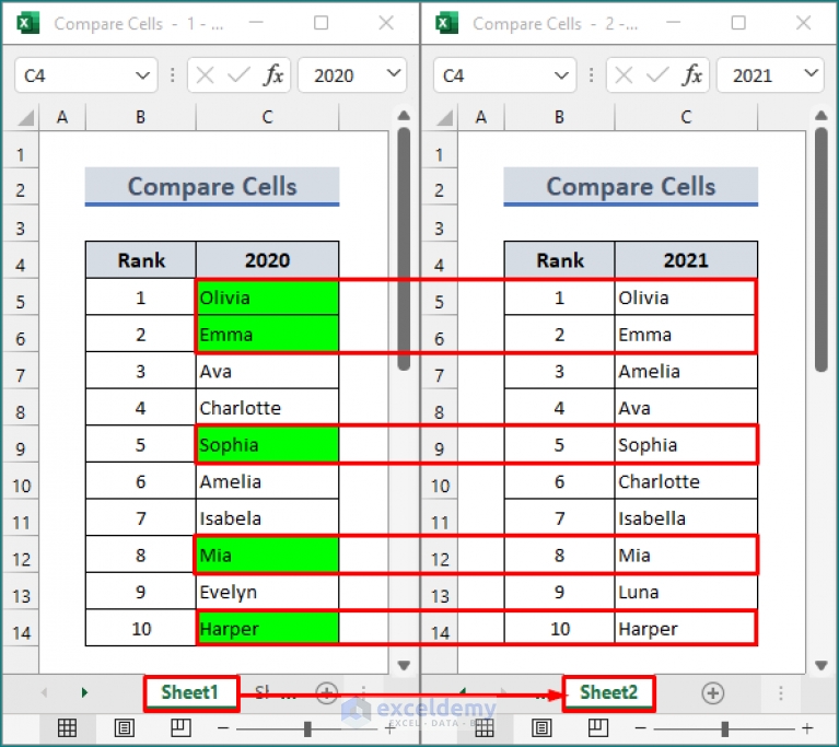 Master Matching Two Different Excel Sheets Easily