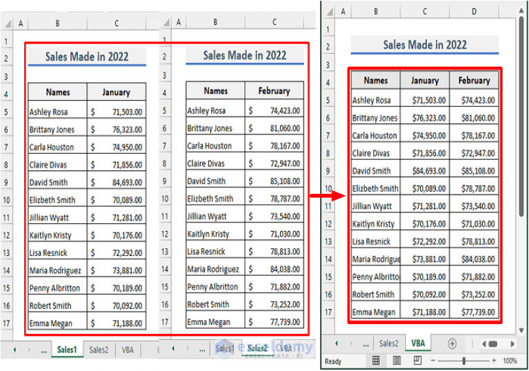 How To Merge Data In Excel From Multiple Worksheets