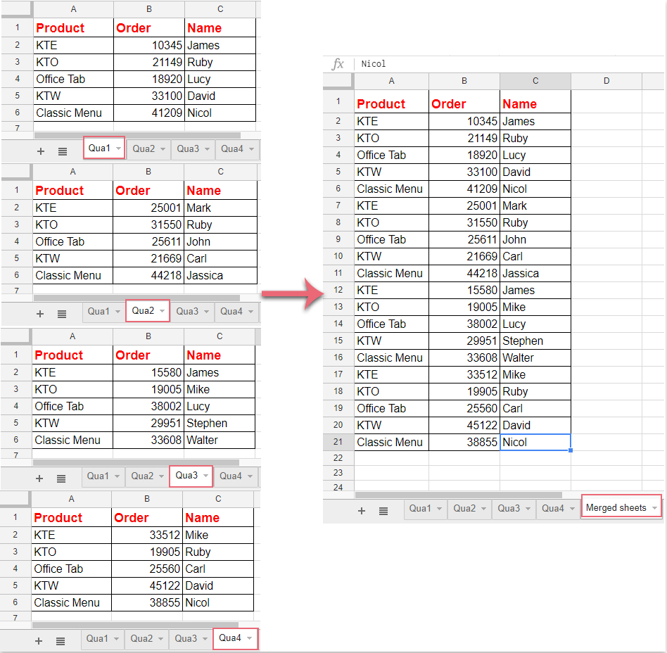 5 Simple Ways to Merge Excel Sheets Into One