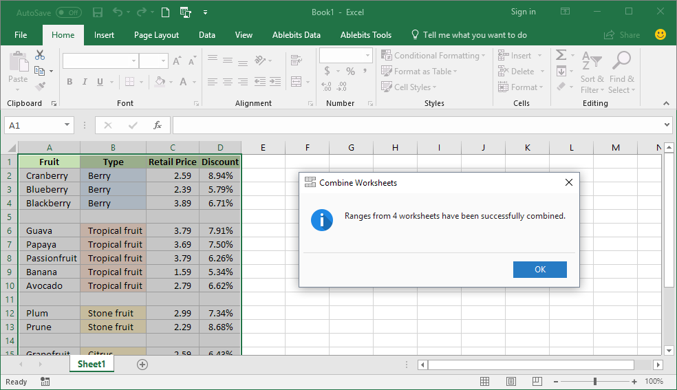 How To Merge Excel Sheets Into One Youtube