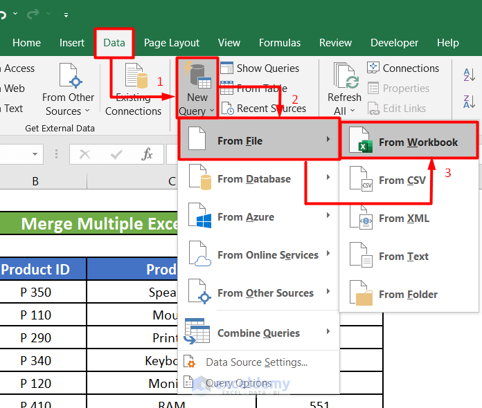 How To Merge Multiple Excel Files To One Sample Attached Vbatip 26