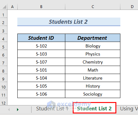 5 Easy Steps to Merge Excel Sheets with VLOOKUP