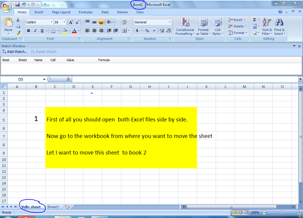 Move Excel Sheets to Another File Quickly