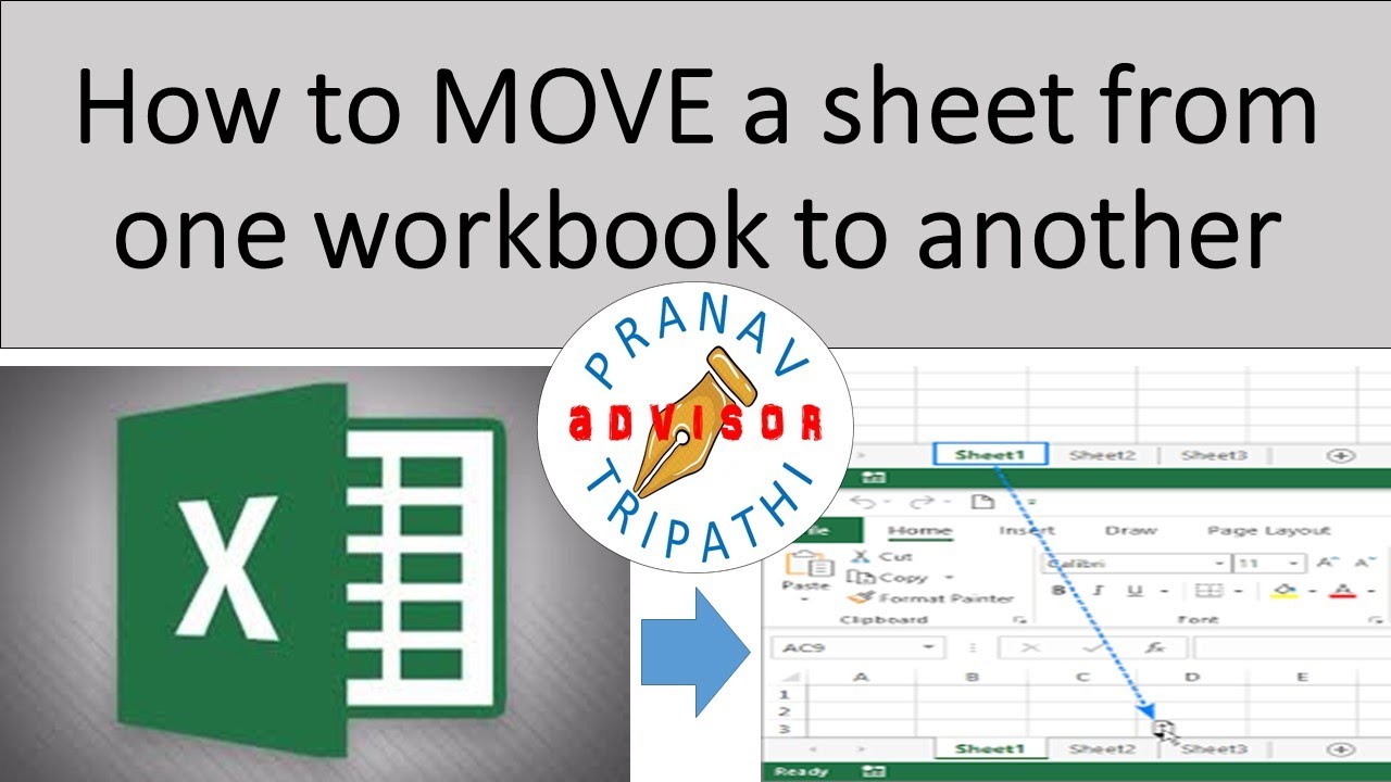 How To Move Excel Sheet To Another Workbook Full Guide Youtube