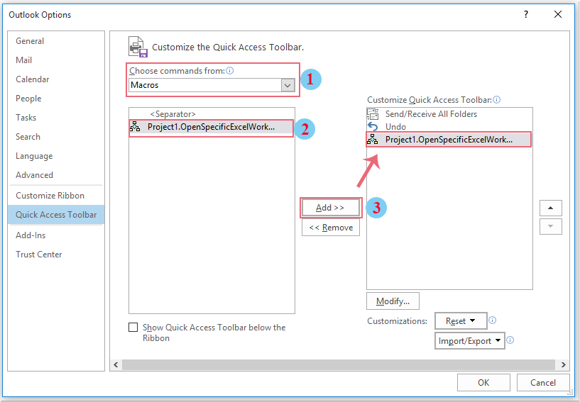 How To Open Specific Excel File From Outlook