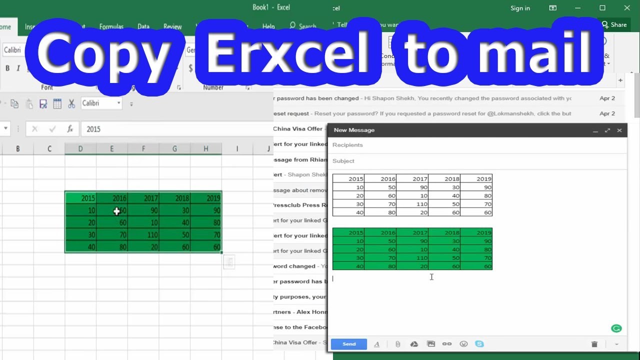 How To Paste An Excel Table Into Email Brokeasshome Com