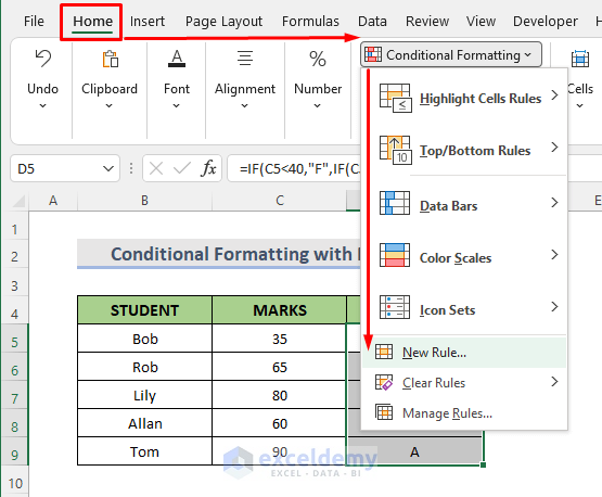 How To Perform Conditional Formatting With Formula In Excel