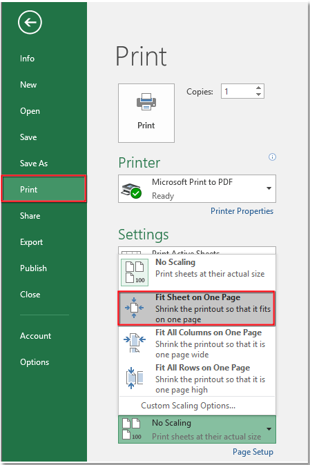 How To Print And Fit Content To One Page In Excel 10 Methods Make Excel