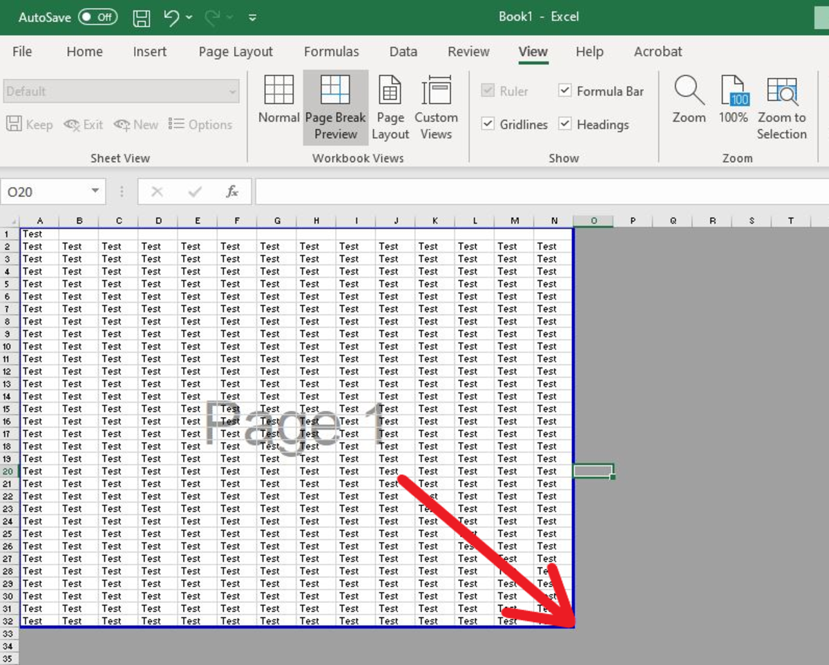 How To Print Excel Sheet On One Page Image 1 Western Region Dataset