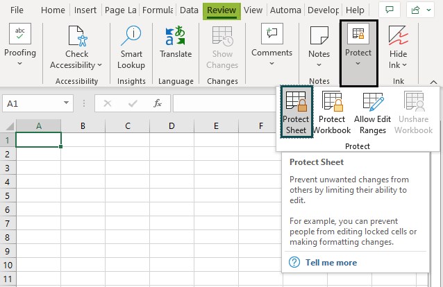 How To Protect A Worksheet In Excel Excel Examples Images And Photos Finder