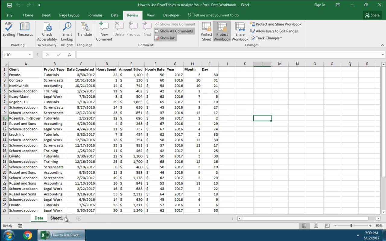 How To Protect A Worksheet In Microsoft Excel 2016