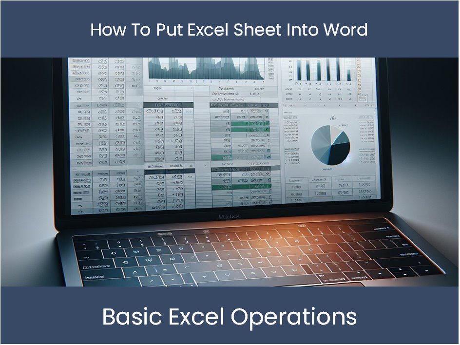 Easily Insert Excel Sheets into Word: A Quick Guide