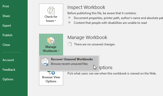 How To Recover Unsaved Excel File All You Need Infos Images And Photos Finder