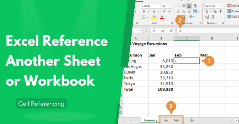 How To Reference Another Sheet Or Workbook In Excel With Examples