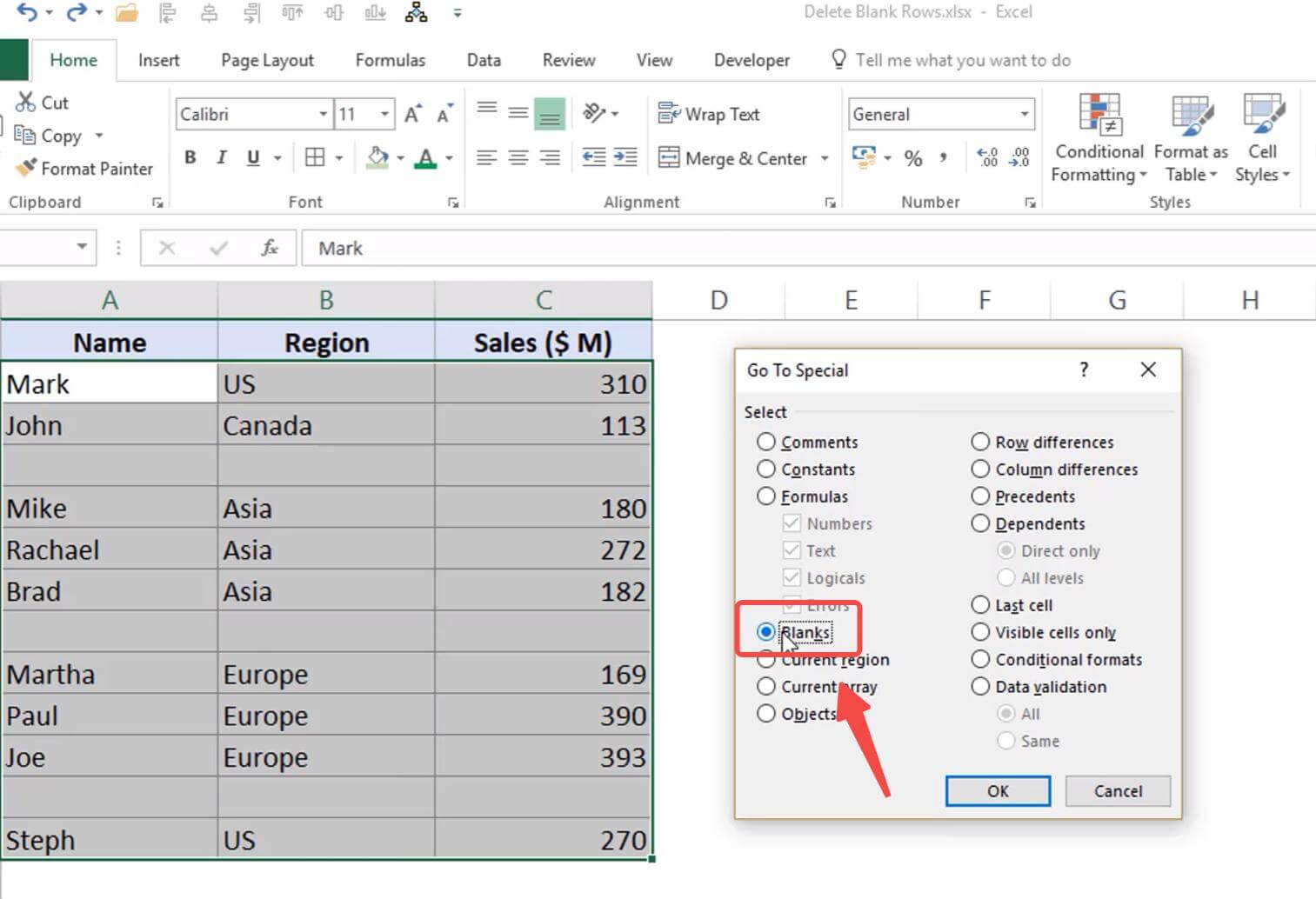 How To Remove Blank Rows In Excel The Top 8 Ways Updf