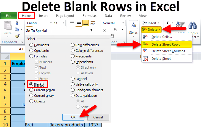 5 Ways to Remove Blank Spaces in Excel Sheet Instantly