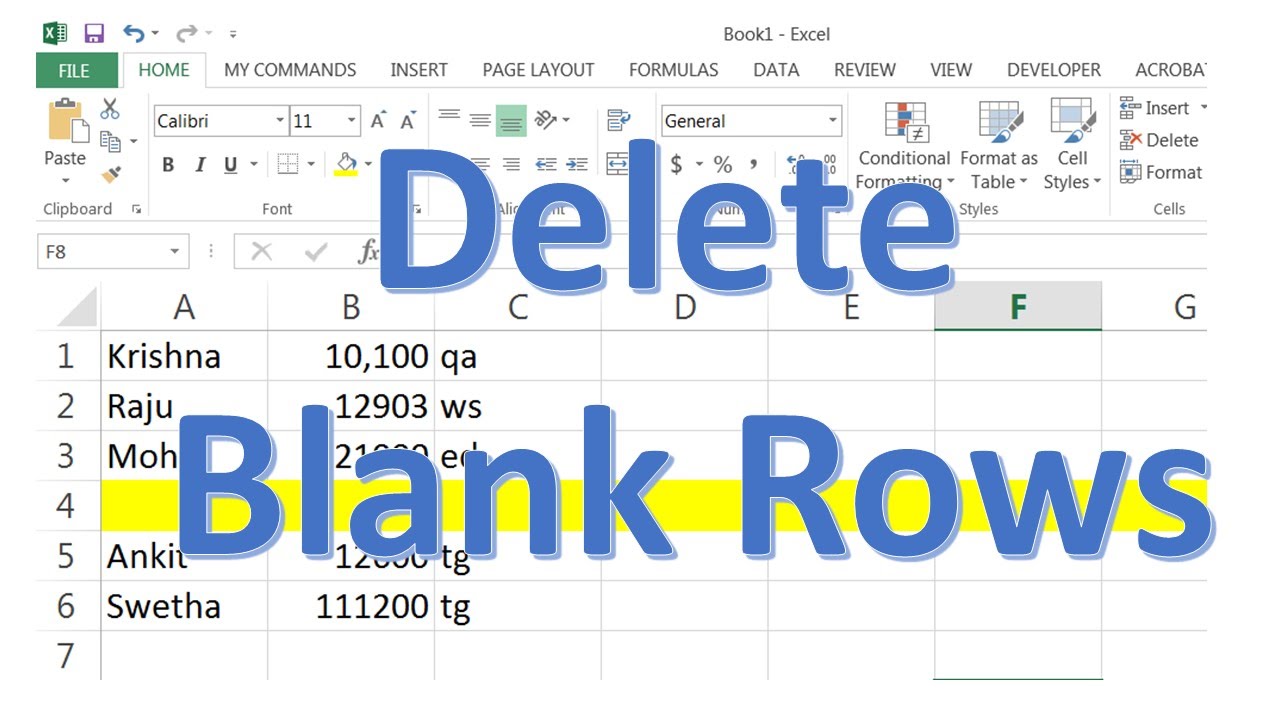 5 Ways to Remove Blanks from Excel Instantly