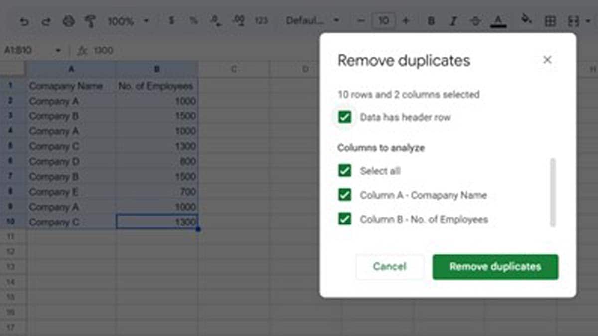 How To Remove Duplicates In Google Sheets A Step By Step Guide All