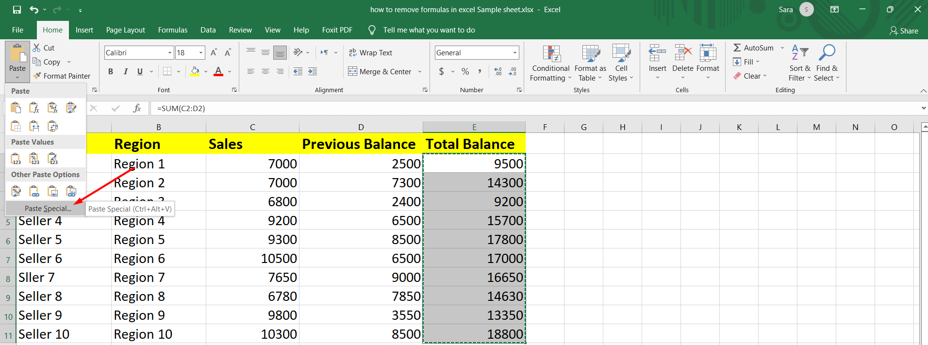 How To Remove Formula In Excel Sheet And Keep Values Riset