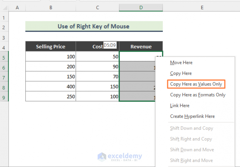 How To Remove Formulas In Excel