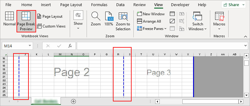 Remove Page Lines in Excel Sheets Easily