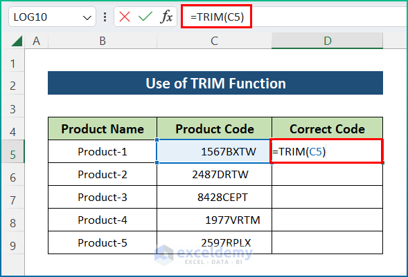 How To Remove Space In Excel Before Numbers 3 Ways Exceldemy