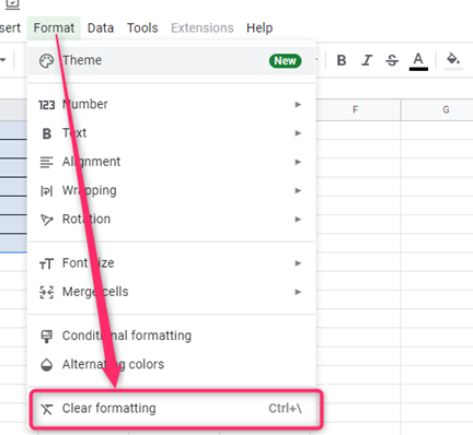 How To Remove Table Formatting In Google Sheets And Excel Docs Tutorial