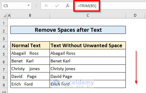 5 Easy Tips to Remove Whitespace in Excel