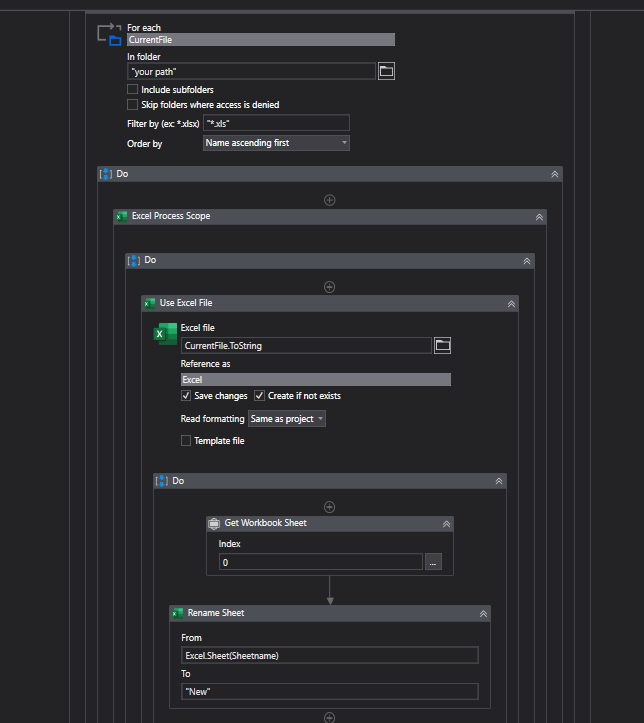 How To Rename Multiple Excel Sheets In A Folder Studio Uipath Community Forum