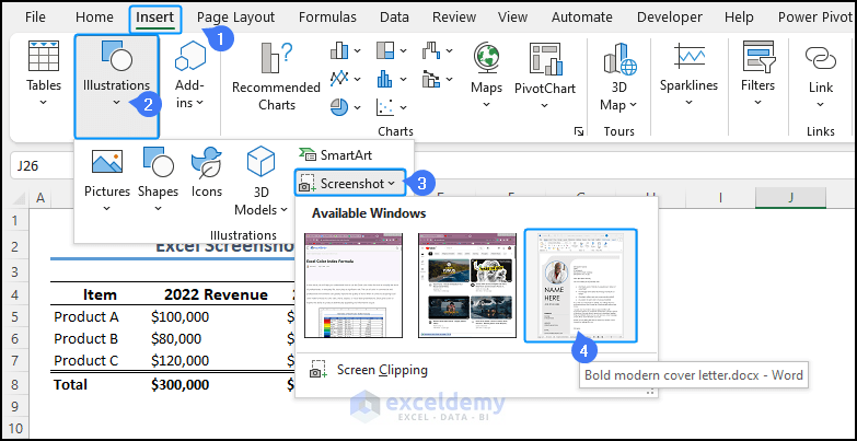 How To Screenshot Excel 3 Methods For Windows Mac