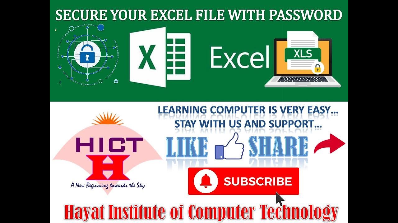 How To Secure Excel File With Password Youtube