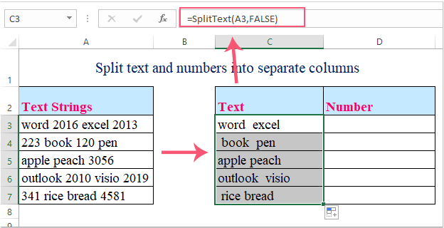 How To Separate Text In Excel Cell