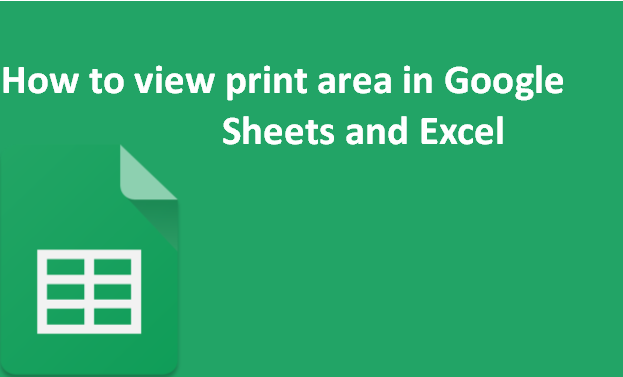 How To Set The Print Area In Google Sheets And Excel Docs Tutorial