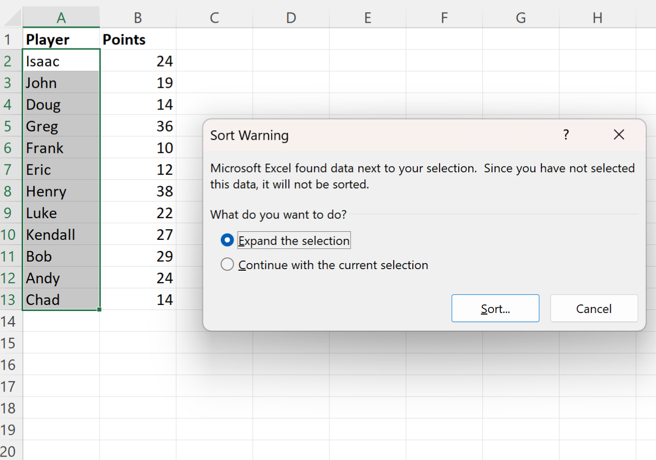 How To Sort Alphabetically In Excel And Keep Rows Together