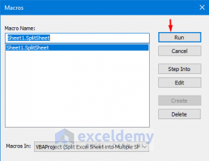 How To Split A Sheet Into Multiple Sheets Based On Rows In Excel