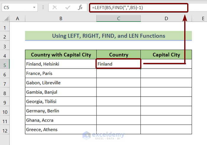 5 Easy Ways to Split Columns in Excel