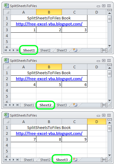 How To Split Excel Book With Multiple Sheets To Single Files Free