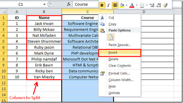 How To Split Excel Sheet In Excel For Mac Friendlylasopa