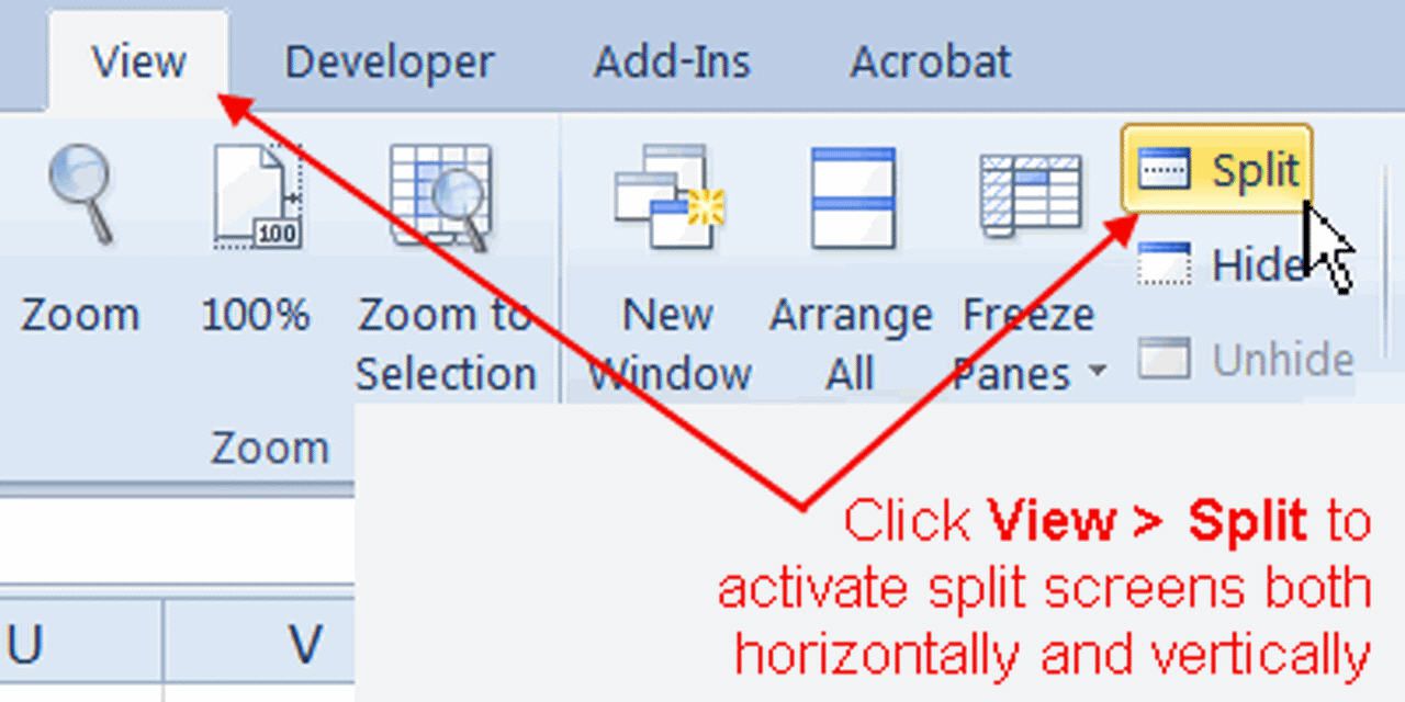 5 Ways to Split Screen Two Excel Sheets Easily