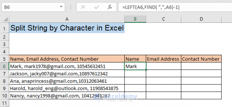 Split Strings in Excel Easily: A Quick Guide