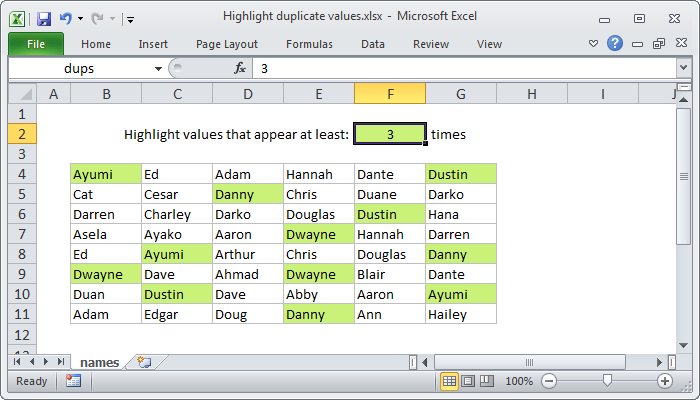 How To Spot Duplicate Entries In Excel Using Conditional Formatting