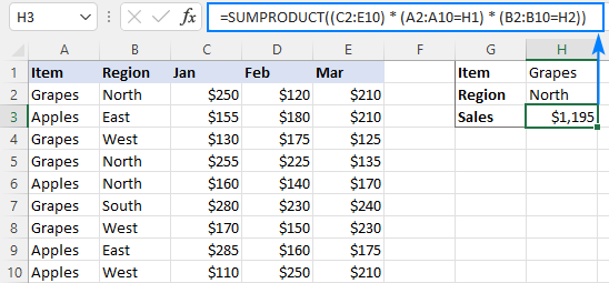 How To Sum Multiple Columns Based On Single Criteria In Excel Riset