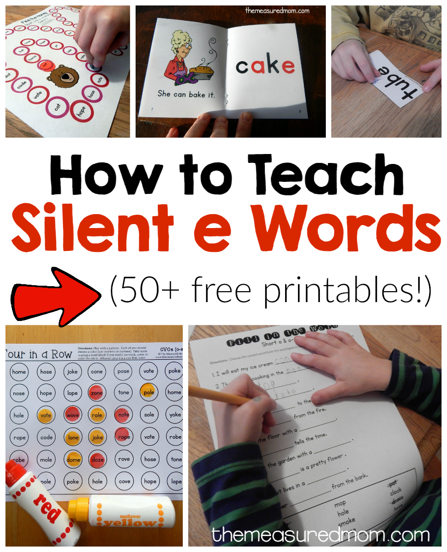 How To Teach Magic E Words The Measured Mom Silent E Printable Worksheets Lexia Amp 39 S Blog