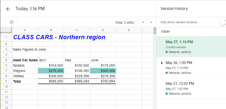 How To Track Changes In Excel Google Sheets Automate Excel