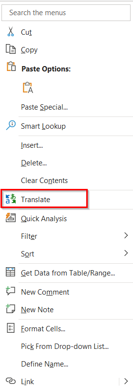 How To Translate Arabic To English In Excel With Easy Steps