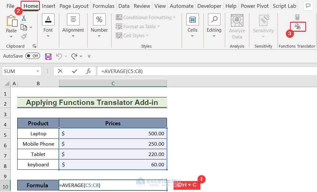 Translate English to Hindi in Excel Easily