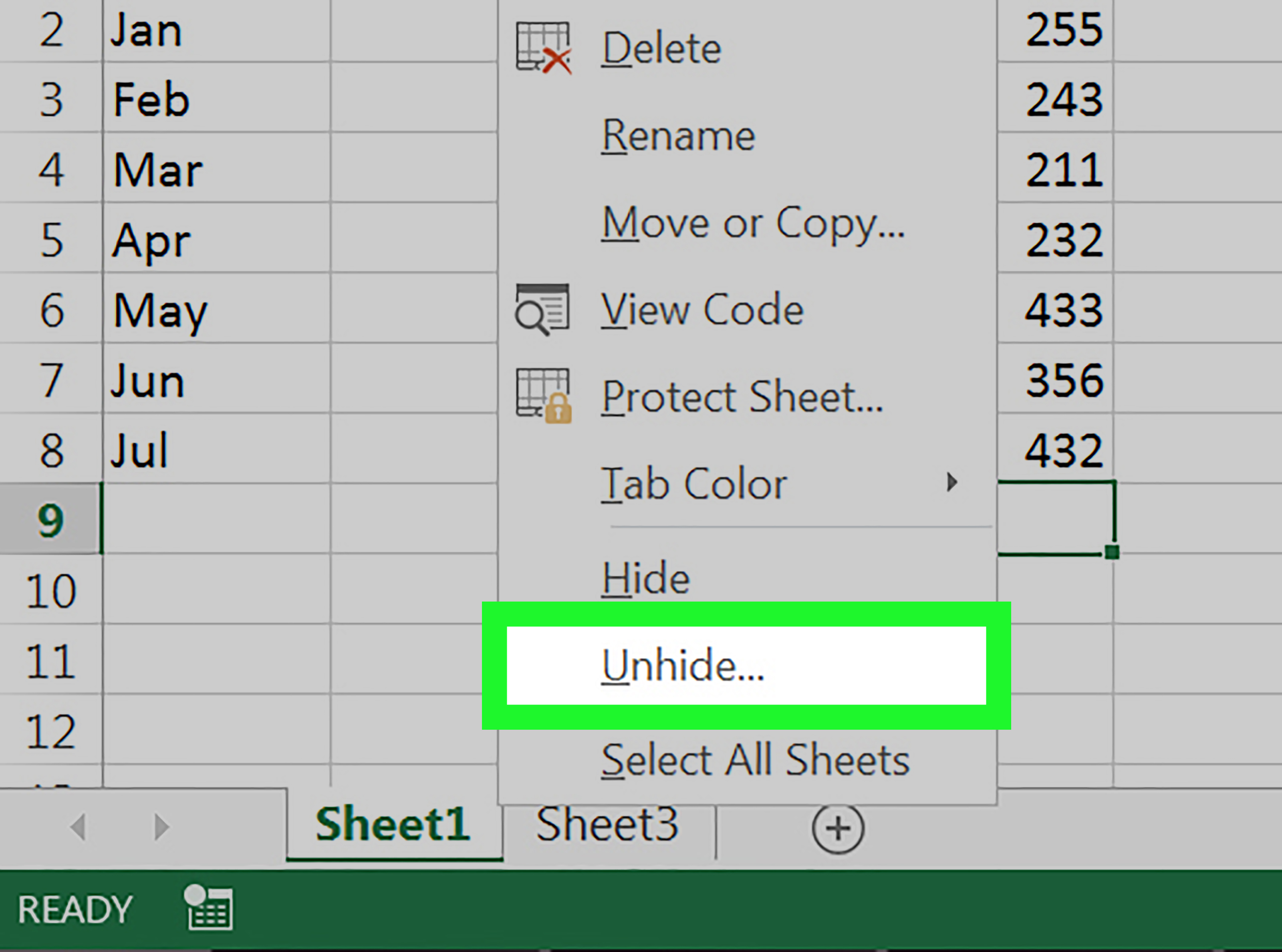 5 Ways to Unhide Sheets in Excel Fast