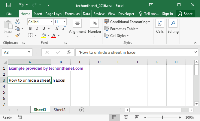 5 Ways to Unhide Multiple Sheets in Excel 2016 Instantly