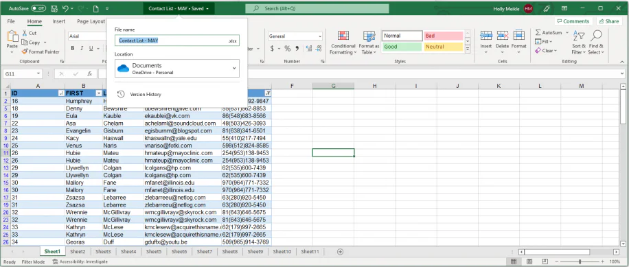 How To Use Excel Sheet View For Easy Collaboration Layer