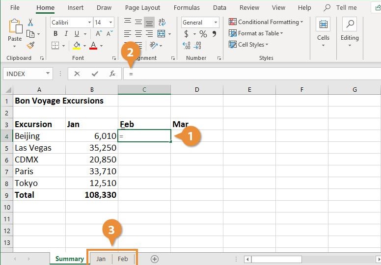 How To Use Reference Value From Previous Worksheet In Excel